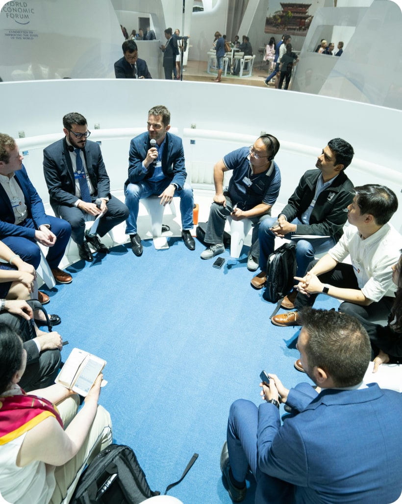 Team discussions for marketing idea development